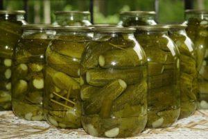 Schritt-für-Schritt-Rezept für die Herstellung von eingelegten Gurken in einem Autoklaven