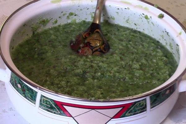 Zubereitung in einer Pfanne