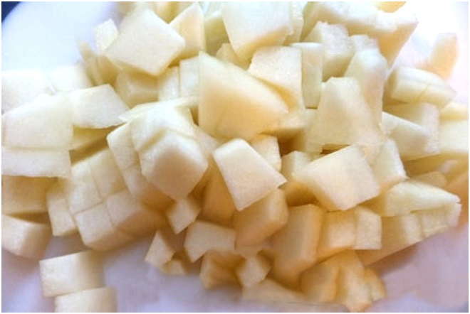 Melonenmarmelade mit Äpfeln