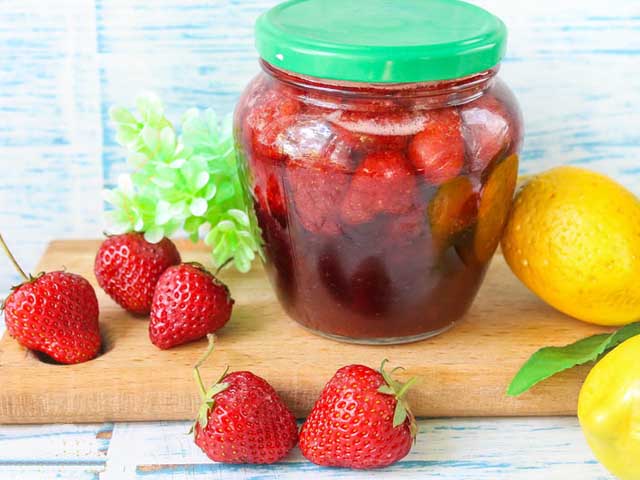 verschiedene Marmelade