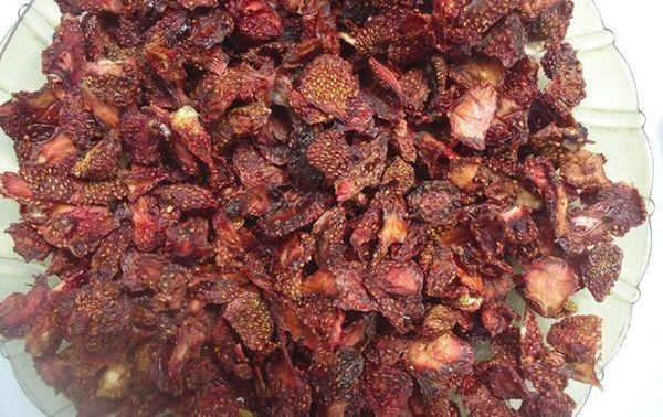 getrocknete Erdbeeren