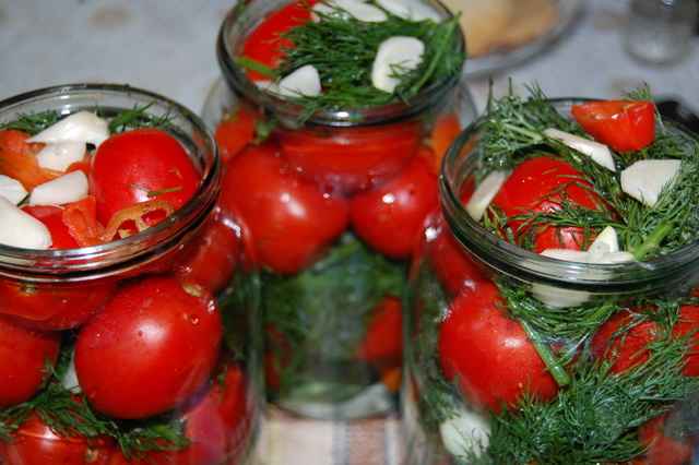 Tomaten mit Wodka