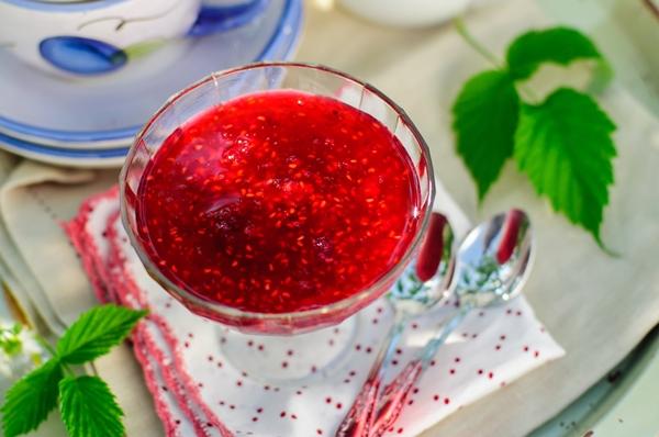 Himbeermarmelade mit Gelatine