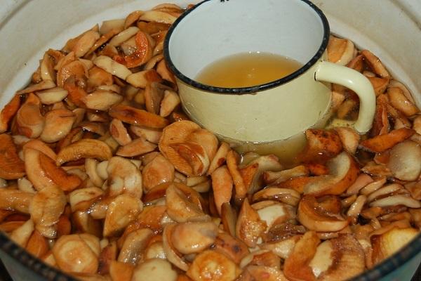 getrocknete Früchte in einem Topf