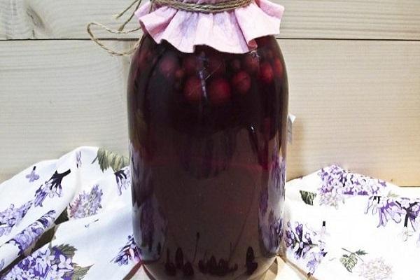 schwarze Johannisbeere und Kirsche