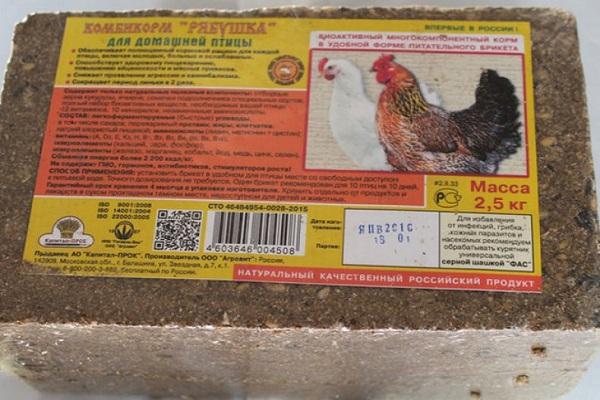 Haselnüsse in einem Brikett