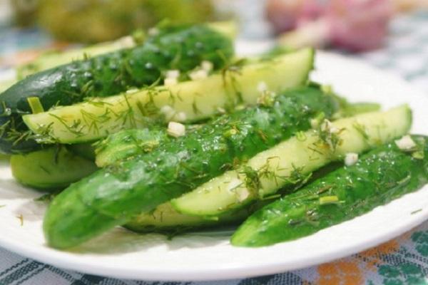 concombres tranchés