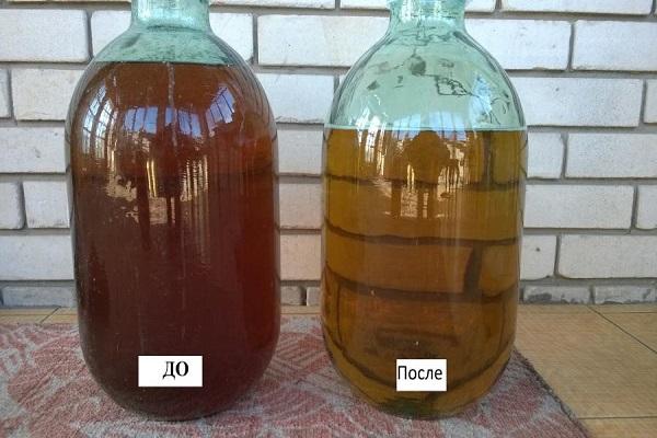 gereinigte Flüssigkeit