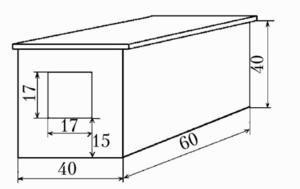 Maße und Zeichnungen einer Königinzelle für Kaninchen und wie man es selbst macht