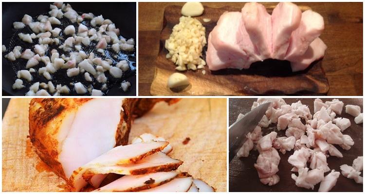 fetter Schwanz beim Kochen