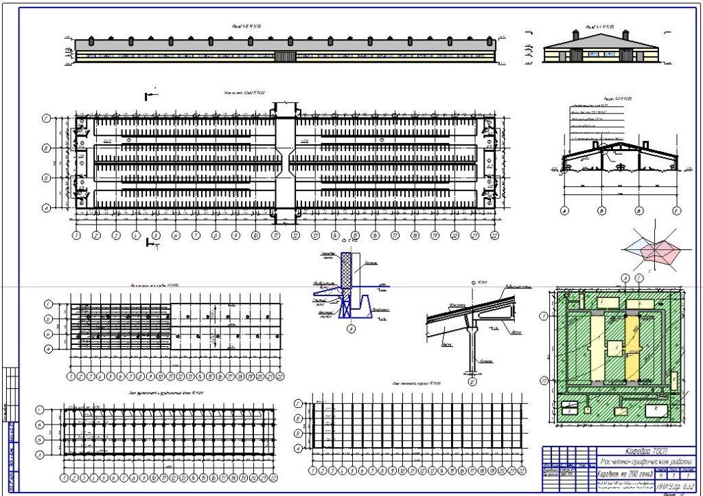 Kuhstall für 100 Köpfe
